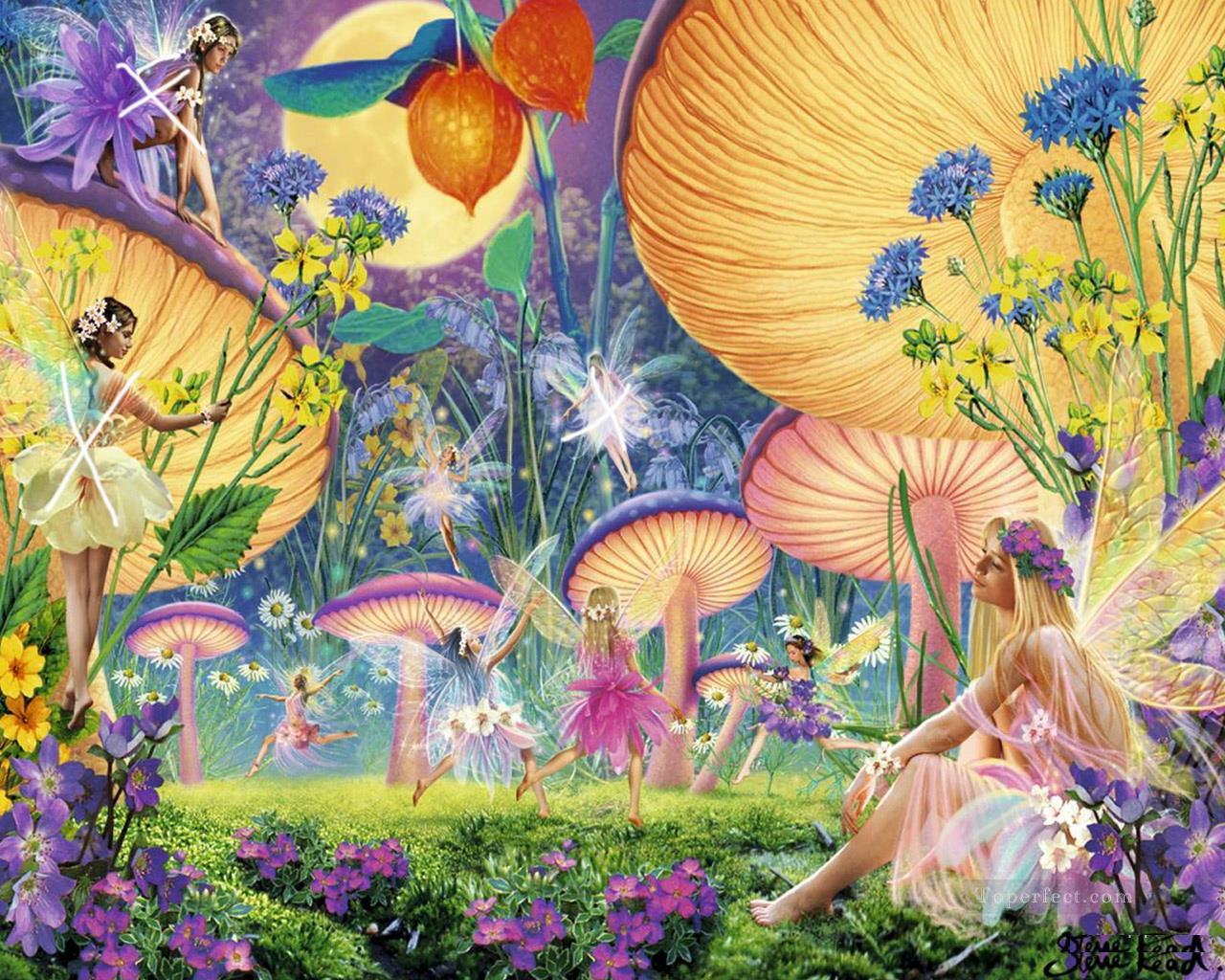 fairies in Spring for kid Oil Paintings
